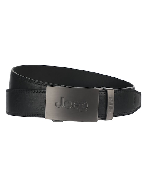 Cinturón Jeep de piel para hombre