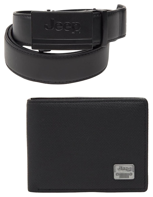 Set cinturón - cartera Jeep para hombre