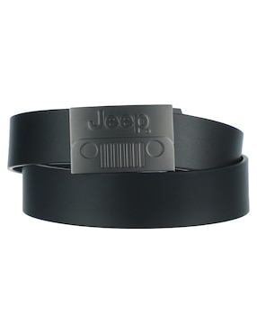 Cinturón Jeep de piel para hombre