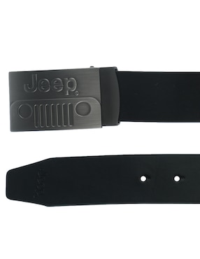 Cinturón Jeep de piel para hombre