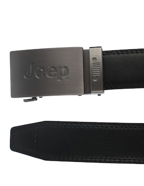 Cinturón Jeep de piel para hombre
