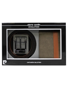 Set cinturón - cartera Pierre Cardin para hombre