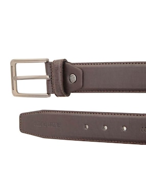 Cinturón Silver Plate sintético para hombre