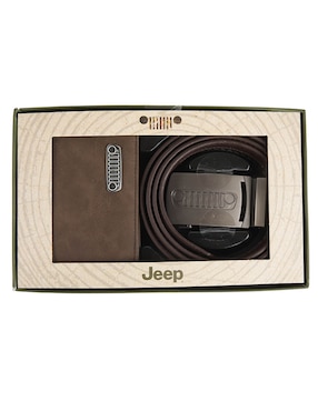 Set cinturón - cartera Jeep para hombre