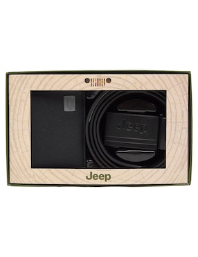 Set cinturón - cartera Jeep para hombre