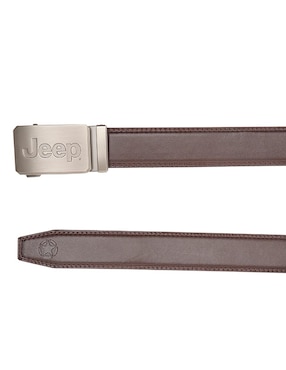 Cinturón Jeep de piel para hombre
