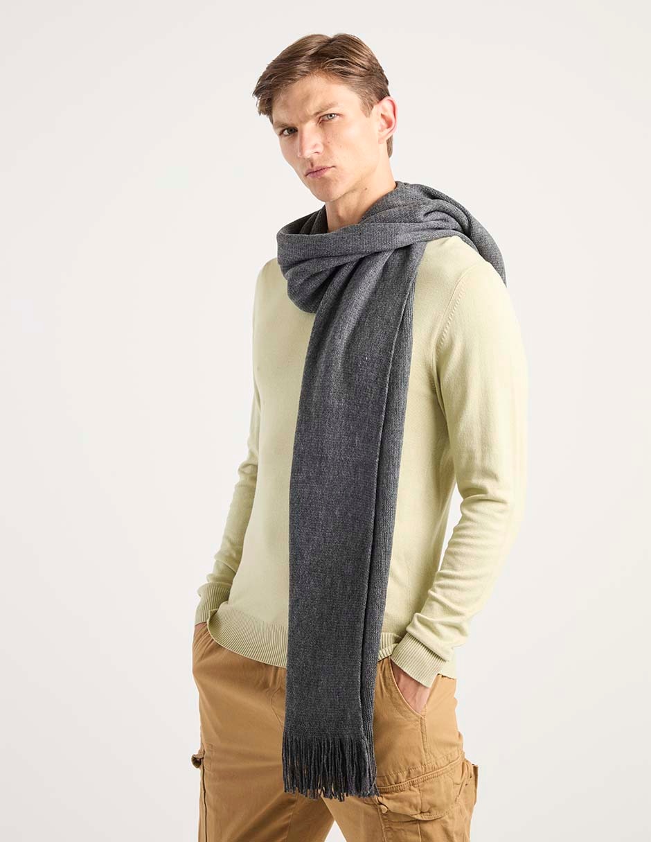BUFANDA WKAH25003-09, GRIS OBSCURO