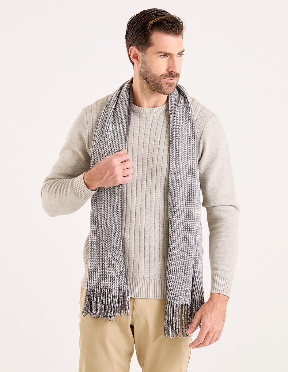 BUFANDA WKAH25001-11, GRIS OBSCURO