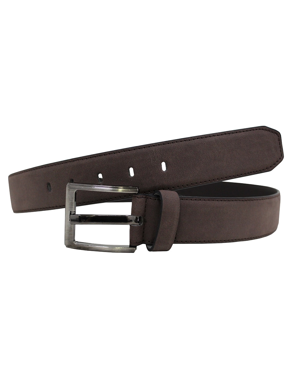 Cinto Caballero Fossil Samson De Piel Color Marrón Talla 38