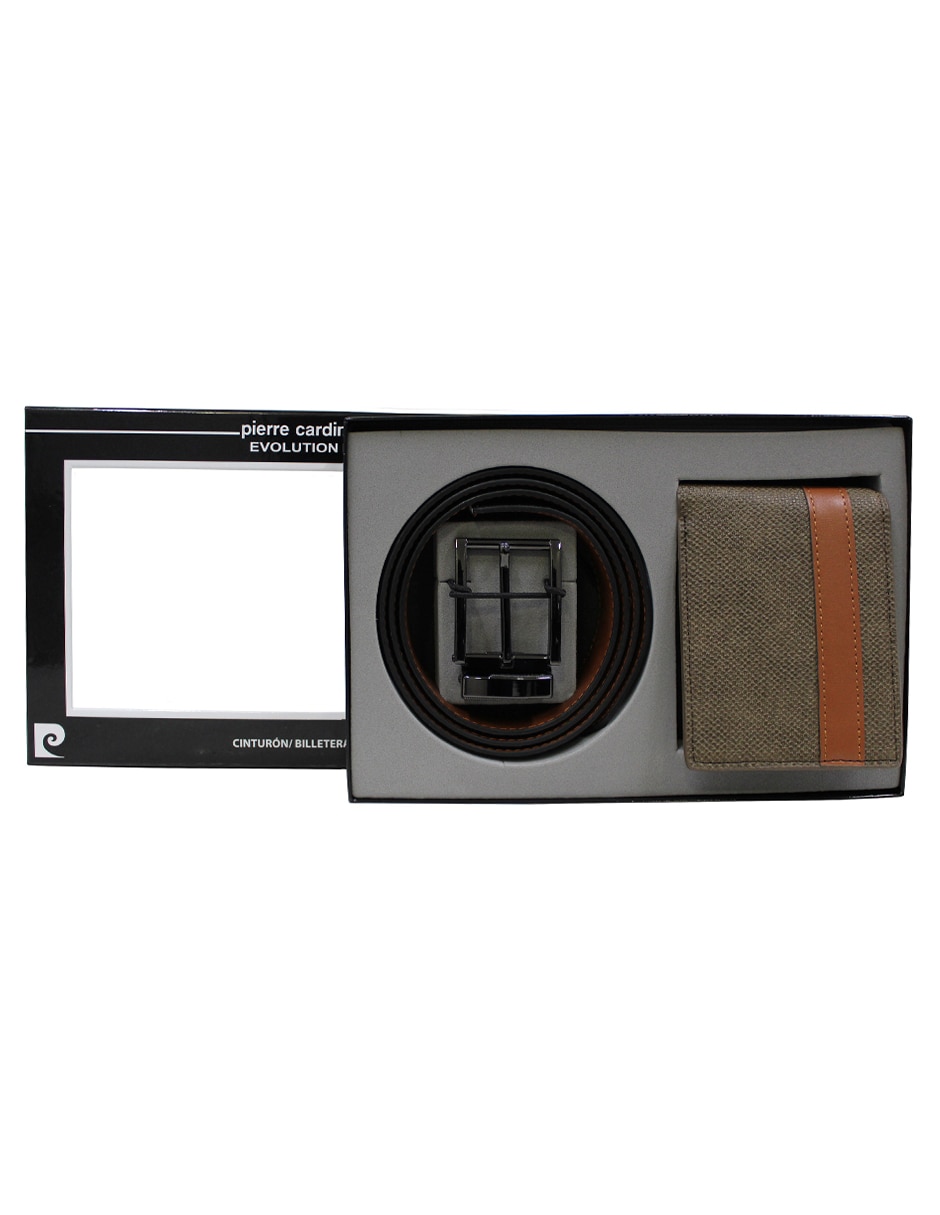 Set cinturón Pierre Cardín para hombre 3
